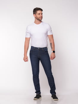 Calça Masculina Jeans slim com elastano 7877 Jeans Elastano