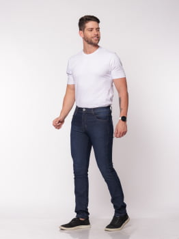 Calça Masculina Jeans slim com elastano 7877 Jeans Elastano