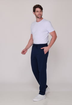 Calça Masculina Moletom 7927 Azul