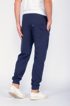 Calça Masculina Moletom Azul