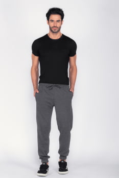 Calça masculina Moletom Chumbo