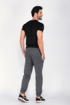 Calça masculina Moletom Chumbo