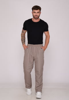 Calça Masculina Nylon Bege 7942