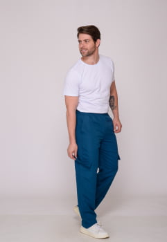 Calça Masculina Nylon Petroleo 7931