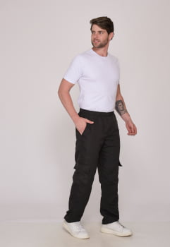 Calça Masculina Nylon Preto 7931