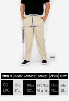 Calça Masculina Plus Size Sarja Verde Musgo