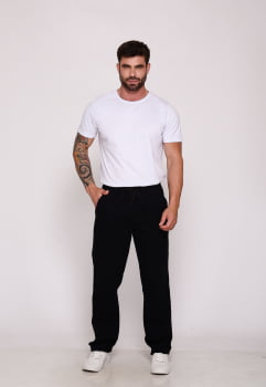 Calça Masculina Sarja Preto