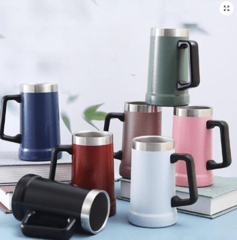 Caneca Térmica parede dupla Inox 710ML: Cerveja Café