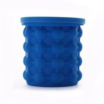 Mini Balde Forma De Gelo Em Silicone Ice