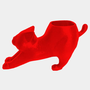 Vaso Área De Lazer & Decoração - Modelo Gato Preguiça