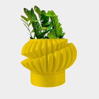 Vaso Decorativo Área De Lazer C/ Suporte - Modelo Luxuria