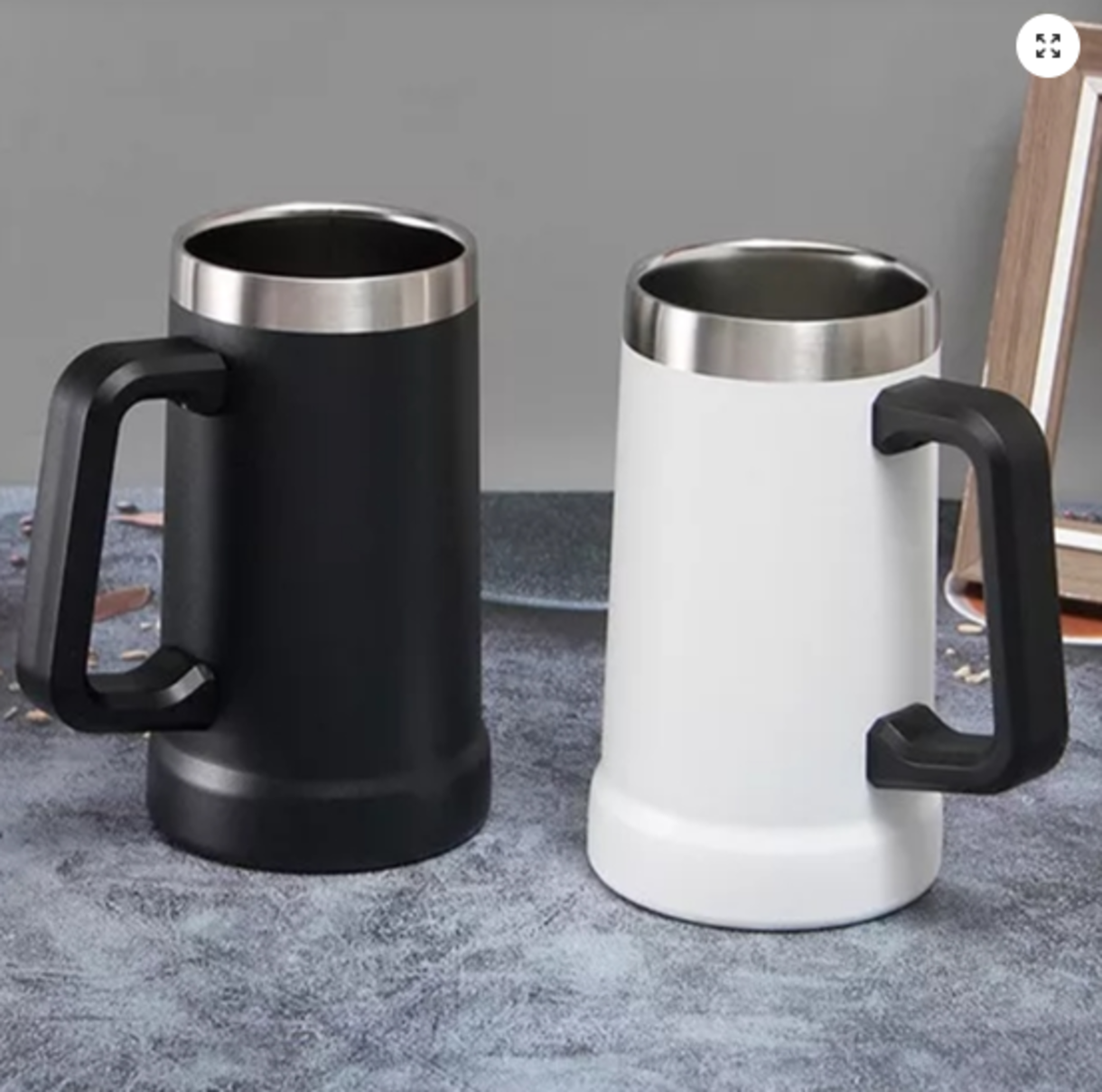 Caneca Térmica parede dupla Inox 710ML: Cerveja Café